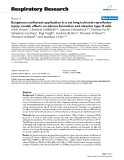 Báo cáo y học: " Exogenous surfactant application in a rat lung ischemia reperfusion injury model: effects on edema formation and alveolar type II cells"