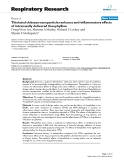 Báo cáo y học: "Thiolated chitosan nanoparticles enhance anti-inflammatory effects of intranasally delivered theophylline"