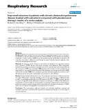 Báo cáo y học: "  Improved outcomes in patients with chronic obstructive pulmonary disease treated with salmeterol compared with placebo/usual therapy: results of a meta-analysis"