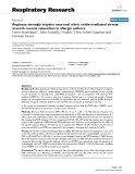 Báo cáo y học: " Arginase strongly impairs neuronal nitric oxide-mediated airway smooth muscle relaxation in allergic asthma"