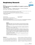 Báo cáo y học: " Decreased systemic bioavailability of L-arginine in patients with cystic fibrosis"