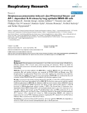 Báo cáo y học: "Streptococcus pneumoniae induced c-Jun-N-terminal kinase- and AP-1 -dependent IL-8 release by lung epithelial BEAS-2B cells"