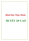 Tài liệu Bệnh Học Thực Hành: HUYẾT ÁP CAO