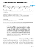 Báo cáo khoa học: "Intestinal carriage of Campylobacter jejuni and Campylobacter coli among cattle from South-western Norway and comparative genotyping of bovine and human isolates by amplified-fragment length polymorphism"