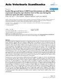 Báo cáo khoa học: " Insulin-like growth factor-I (IGF-I) and thioredoxin are differentially expressed along the reproductive tract of the ewe during the oestrous cycle and after ovariectomy"