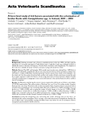 Báo cáo khoa học: "A farm-level study of risk factors associated with the colonization of broiler flocks with Campylobacter spp. in Iceland, 2001 – 2004"