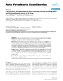 Báo cáo khoa học: " Calcification of intervertebral discs in the dachshund: a radiographic and histopathologic study of 20 dogs"