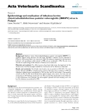 Báo cáo khoa học: "Epidemiology and eradication of infectious bovine rhinotracheitis/infectious pustular vulvovaginitis (IBR/IPV) virus in Finland"