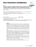 Báo cáo khoa học: "Sequence analysis of dolphin ferritin H and L subunits and possible iron-dependent translational control of dolphin ferritin gene"