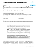 Báo cáo khoa học: "Dietary supplementation of mannan-oligosaccharide enhances neonatal immune responses in chickens during natural exposure to Eimeria spp"