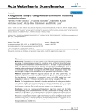 Báo cáo khoa học: "A longitudinal study of Campylobacter distribution in a turkey production chai"