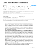 Báo cáo khoa học: " Detection and identification by PCR of Clostridium chauvoei in clinical isolates, bovine faeces and substrates from biogas plant"