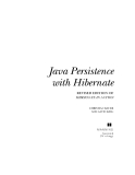 Java Persistence with Hibernate 2nd phần 1