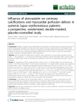 Báo cáo y học: "nfluence of atorvastatin on coronary calcifications and myocardial perfusion defects in systemic lupus erythematosus patients: a prospective, randomized, double-masked, placebo-controlled study"