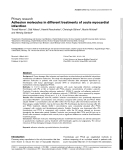 Báo cáo y học: " Adhesion molecules in different treatments of acute myocardial infarction"