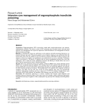 Báo cáo y học: "ntensive care management of organophosphate insecticide poisoning"