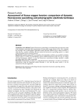 Báo cáo y học: "Assessment of tissue oxygen tension: comparison of dynamic fluorescence quenching and polarographic electrode technique"