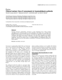 Báo cáo y học: "Clinical review: Use of vancomycin in haemodialysis patients"