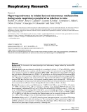 Báo cáo y học: " Hyperresponsiveness to inhaled but not intravenous methacholine during acute respiratory syncytial virus infection in mice"