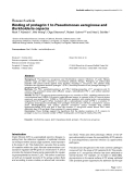 Báo cáo y học: "Binding of protegrin-1 to Pseudomonas aeruginosa and Burkholderia cepacia"