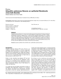 Báo cáo y học: "Idiopathic pulmonary fibrosis: an epithelial/fibroblastic cross-talk disorder"