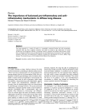 Báo cáo y học: "The importance of balanced pro-inflammatory and antiinflammatory mechanisms in diffuse lung disease"