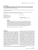 Báo cáo y học: "The relationship between FV Leiden and pulmonary embolism"