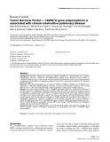 Báo cáo y học: "Tumor Necrosis Factor-α +489G/A gene polymorphism is associated with chronic obstructive pulmonary disease"