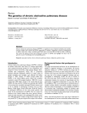 Báo cáo y học: The genetics of chronic obstructive pulmonary disease