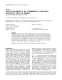 Báo cáo y học: "  Role of free radicals in the pathogenesis of acute chest syndrome in sickle cell disease"