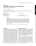 Báo cáo y học: "  Obstructive sleep apnea and vascular disease Paola Lanfranchi and Virend K Somers"