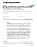 Báo cáo y học: "Psoriasin, one of several new proteins identified in nasal lavage fluid from allergic and non-allergic individuals using 2-dimensional gel electrophoresis and mass spectrometry"