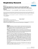 Báo cáo y học: " Medroxyprogesterone improves nocturnal breathing in postmenopausal women with chronic obstructive pulmonary disease"