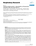 Báo cáo y học: "Titanium dioxide particle – induced goblet cell hyperplasia : association with mast cells and IL-13"