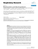 Báo cáo y học: " Bacterial activity in cystic fibrosis lung infections"