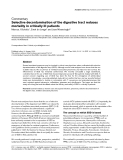 Báo cáo y học: " Selective decontamination of the digestive tract reduces mortality in critically ill patients"