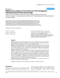 Báo cáo y học: "Multivariate analysis of risk factors for QT prolongation following subarachnoid hemorrhage"