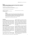 Báo cáo y học: "Clinical review: Evidence-based perioperative medicine"