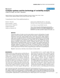 Báo cáo y học: "Complex systems and the technology of variability analysis"