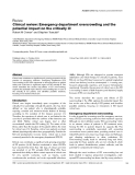 Báo cáo y học: "Clinical review: Emergency department overcrowding and the potential impact on the critically il"