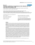 Báo cáo y học: "Patients' recollections of experiences in the intensive care unit may affect their quality of life"