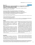 Báo cáo khoa học: "Mid-regional pro-adrenomedullin as a prognostic marker in sepsis: an observational study"