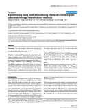 Báo cáo khoa học: "A preliminary study on the monitoring of mixed venous oxygen saturation through the left main bronchus"