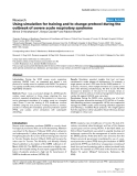 Báo cáo khoa học: " Using simulation for training and to change protocol during the outbreak of severe acute respiratory syndrome"