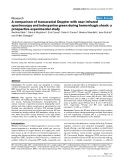 Báo cáo khoa học: "A comparison of transcranial Doppler with near infrared spectroscopy and indocyanine green during hemorrhagic shock: a prospective experimental study"