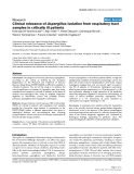 Báo cáo khoa học: " A Clinical relevance of Aspergillus isolation from respiratory tract samples in critically ill patients"