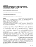 Báo cáo khoa học: "A validated clinical approach for the management of aspergillosis in critically ill patients: ready, steady, go"