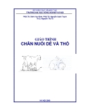 GIÁO TRÌNH CHĂN NUÔI DÊ VÀ THỎ