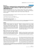 Bóa cáo y học: "Prospective, randomized trial comparing fluids and dobutamine optimization of oxygen delivery in high-risk surgical patients [ISRCTN42445141]"