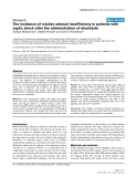 Báo cáo y học: " The incidence of relative adrenal insufficiency in patients with septic shock after the administration of etomidate"